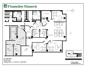 2000 Rue Peel, Montréal, QC for rent Floor Plan- Image 1 of 1