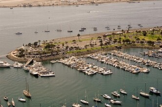 2240 Shelter Island Dr, San Diego, CA - aerial  map view