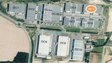 Moissy-Cramayel, SEM - Aerial map view