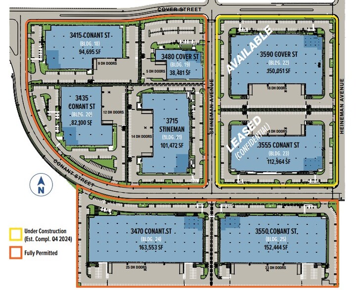 3550 Conant St, Long Beach, CA for rent - Site Plan - Image 2 of 7