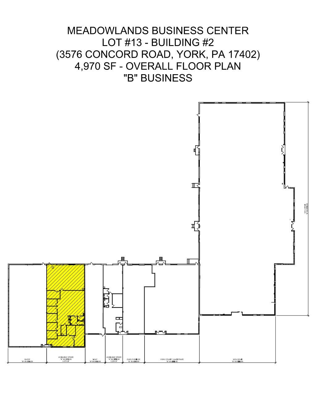 3542-3578 Concord Rd, York, PA to rent Floor Plan- Image 1 of 8