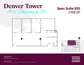 1905 Sherman St, Denver, CO for rent Floor Plan- Image 1 of 2