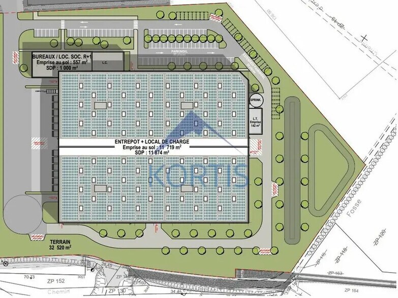 Industrial in Mionnay for sale - Site Plan - Image 2 of 3