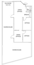 1225 W College Ave, Carrollton, TX for rent Floor Plan- Image 1 of 3