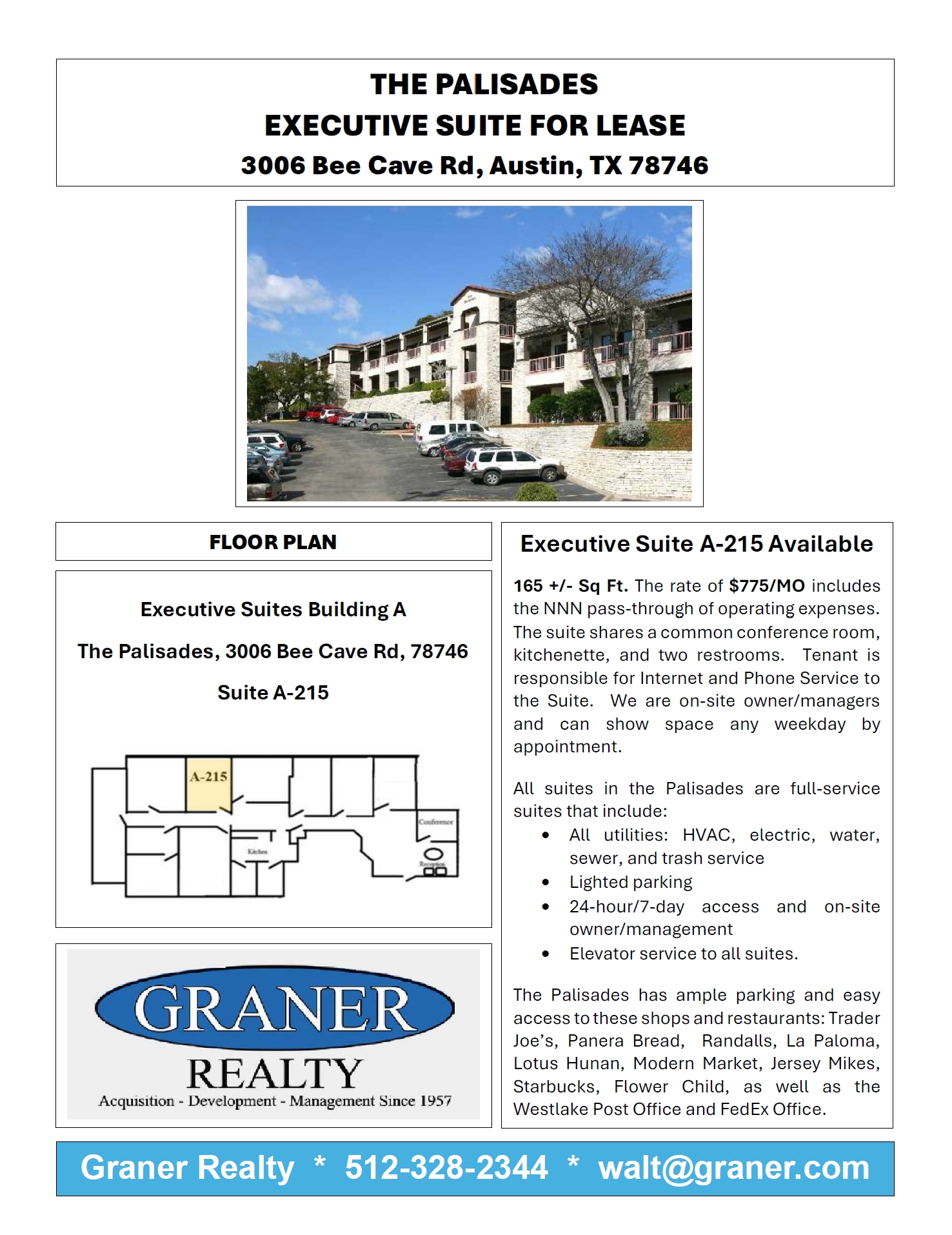 3006 Bee Caves Rd, Austin, TX to rent Floor Plan- Image 1 of 1