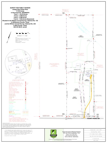 801 County Road 304 East, Jarrell, TX for sale - Site Plan - Image 3 of 3