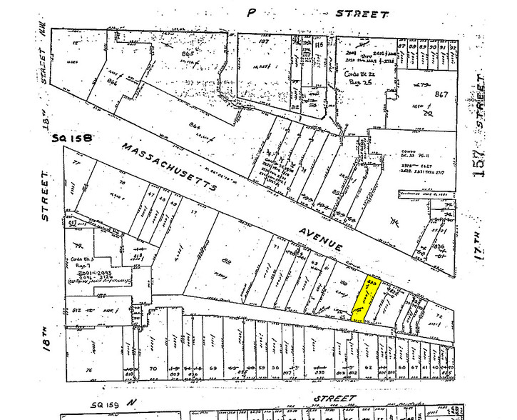 1720 Massachusetts Ave NW, Washington, DC for sale - Plat Map - Image 1 of 1