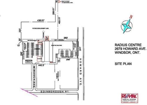 2679 Howard Blvd, Windsor, ON for rent - Site Plan - Image 1 of 3