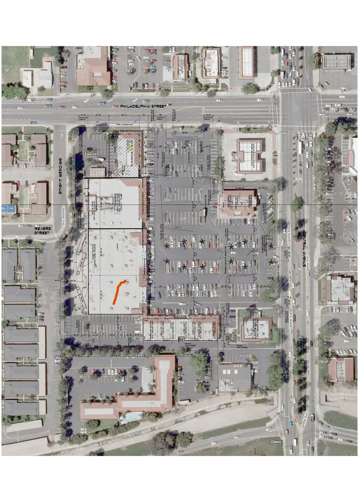 12130-12220 Central Ave, Chino, CA for rent Site Plan- Image 1 of 2