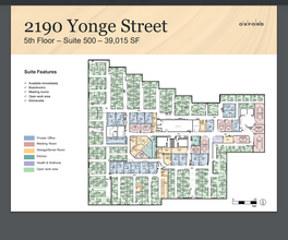 2190 Yonge St, Toronto, ON for rent Floor Plan- Image 1 of 1