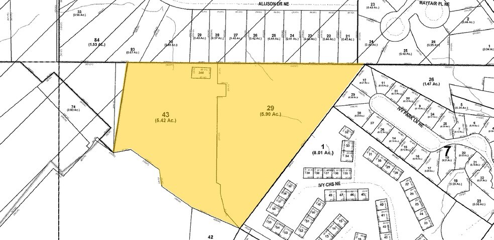 3495 Piedmont Rd NE, Atlanta, GA for rent - Plat Map - Image 2 of 26