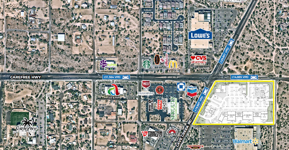 SE Carefree Hwy & Cave Creek Rd, Cave Creek, AZ for rent - Building Photo - Image 2 of 4