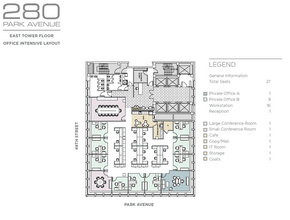 280 Park Ave, New York, NY for rent Floor Plan- Image 2 of 3