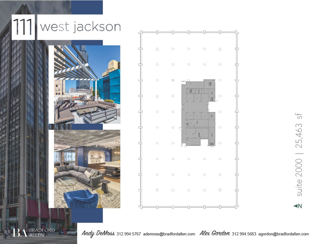111 W Jackson Blvd, Chicago, IL to rent Floor Plan- Image 1 of 3