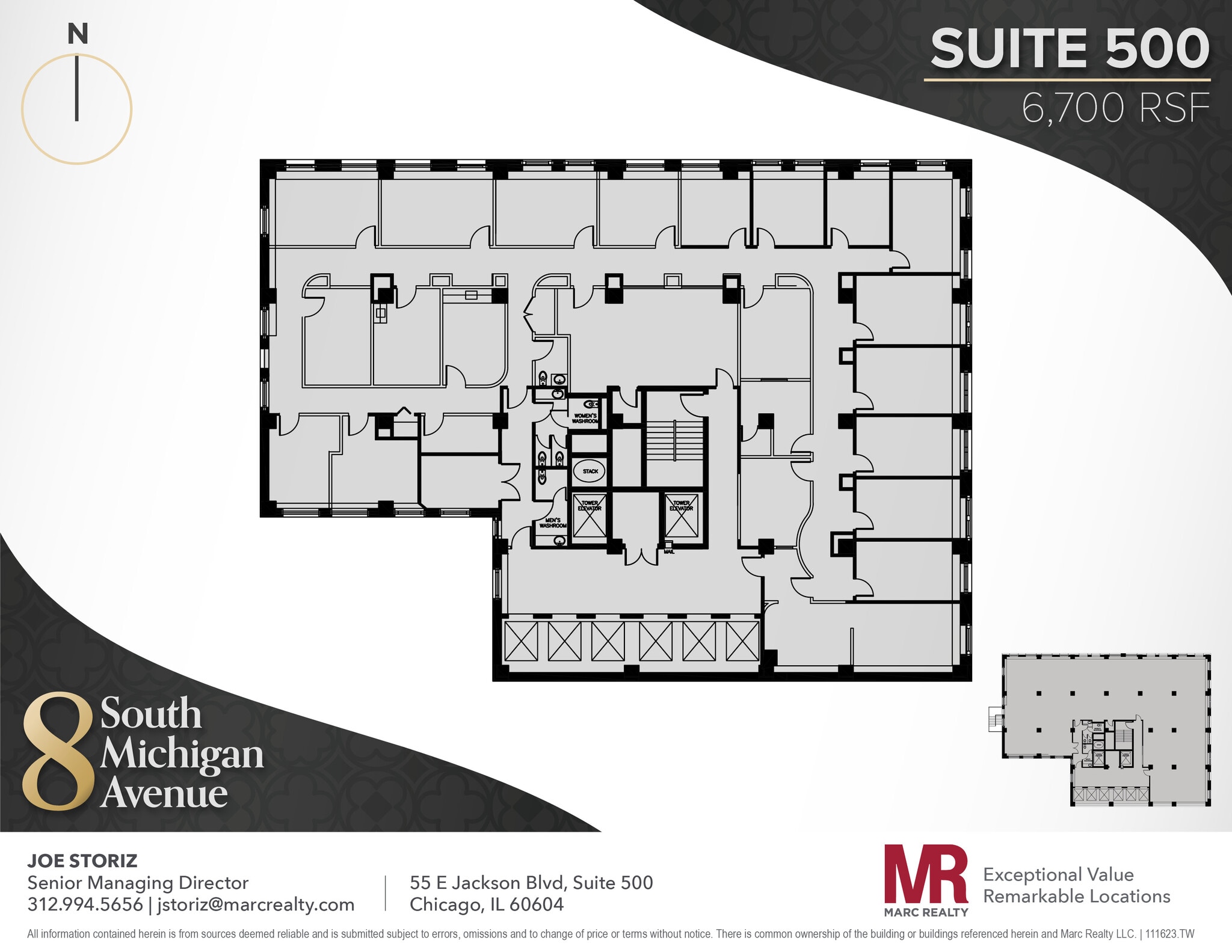 8 S Michigan Ave, Chicago, IL to rent Floor Plan- Image 1 of 11
