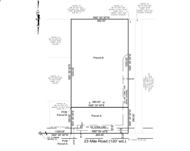 23 Mile Rd, Macomb Township, MI for sale - Site Plan - Image 2 of 3