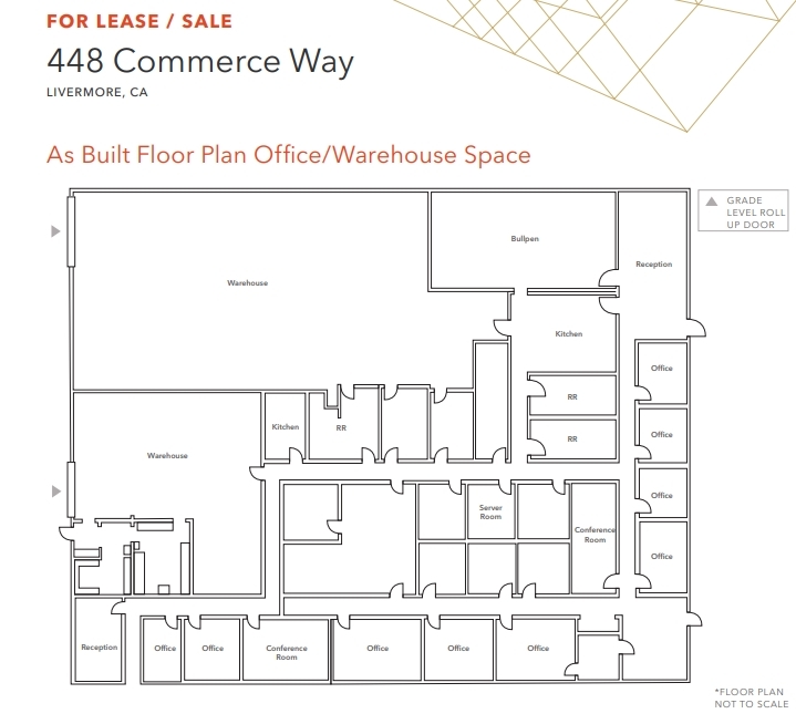 444-490 Commerce Way, Livermore, CA 94551 - Unit 448 -  - Floor Plan - Image 1 of 1