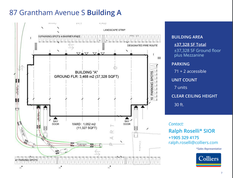 87A Grantham Av, St Catharines, ON for rent - Floor Plan - Image 2 of 4