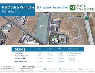 More details for NWC Palmdale Blvd & 5th Street W, Palmdale, CA - Land for Rent