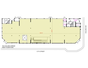 763 Collins Ave, Miami Beach, FL for rent Site Plan- Image 1 of 4