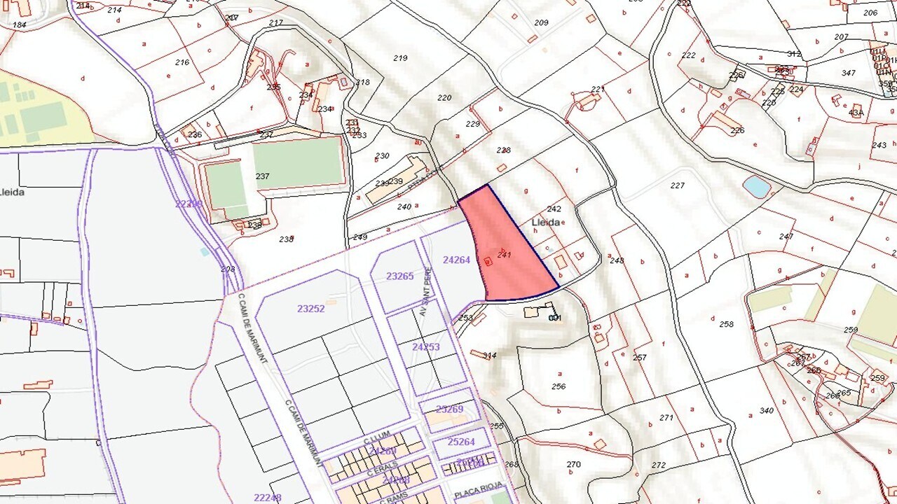 Land in Lleida, Lérida for sale Plat Map- Image 1 of 3