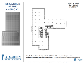 1350 Avenue of the Americas, New York, NY for rent Floor Plan- Image 2 of 2