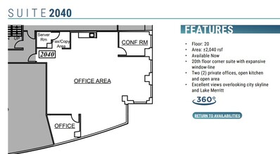 1111 Broadway, Oakland, CA for rent Floor Plan- Image 1 of 1