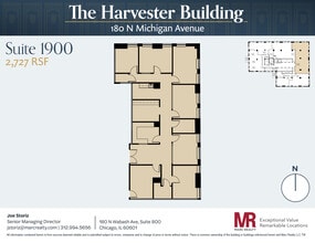 180 N Michigan Ave, Chicago, IL to rent Floor Plan- Image 1 of 1