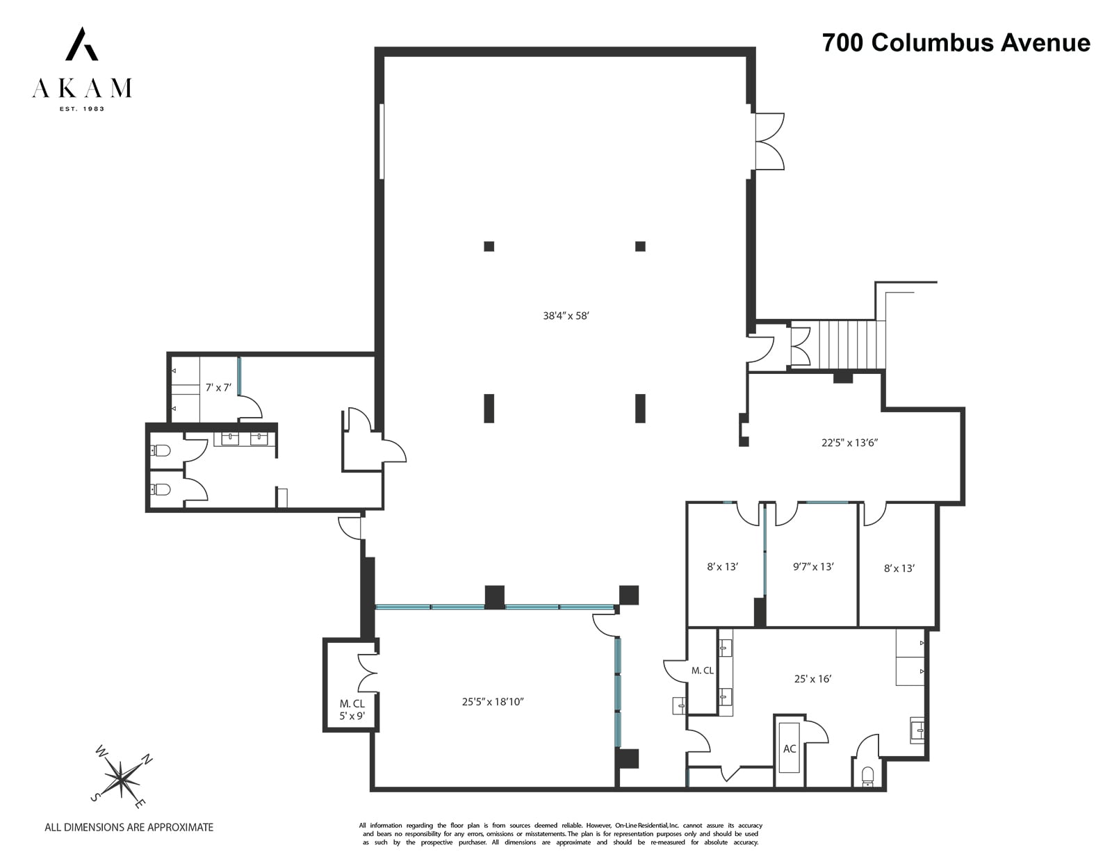 700 Columbus Ave, New York, NY to rent Floor Plan- Image 1 of 1