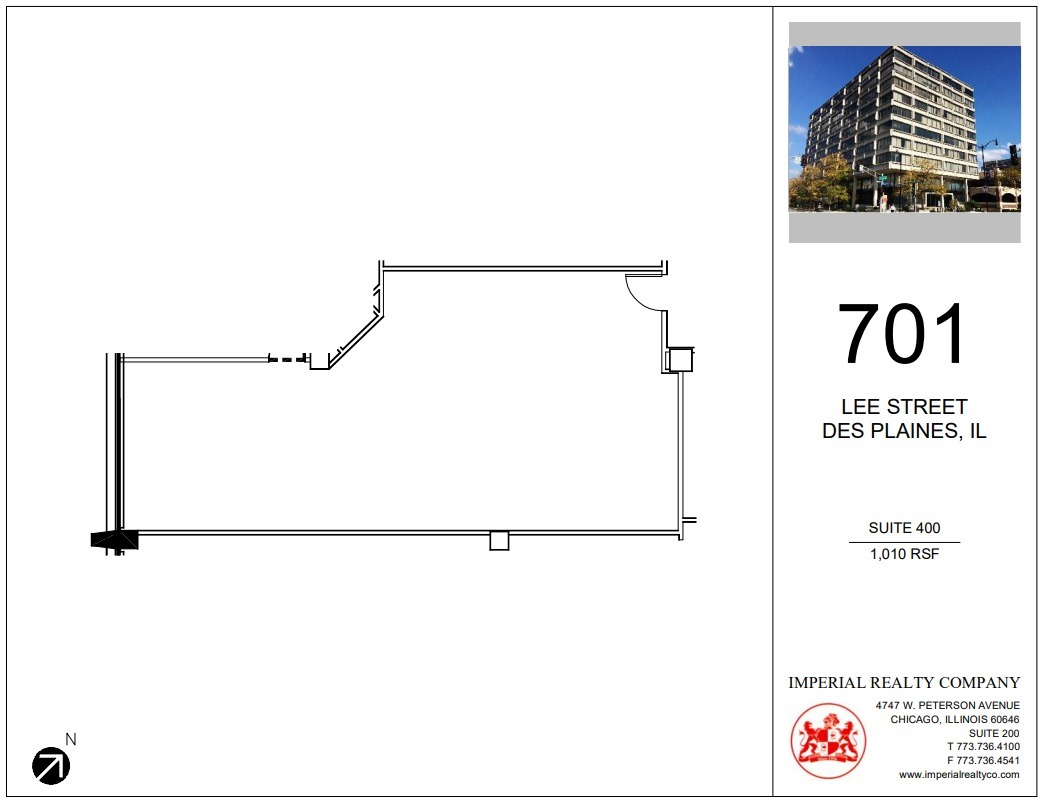 701 Lee St, Des Plaines, IL for rent Floor Plan- Image 1 of 3