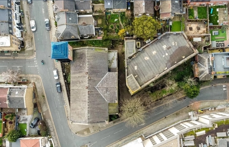 Substantial Former Church, Church Hall a portfolio of 2 properties for sale on LoopNet.co.uk - Aerial - Image 2 of 7