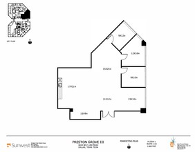 6009 Belt Line Rd, Dallas, TX for rent Floor Plan- Image 1 of 6