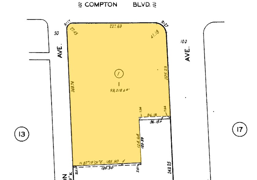 15101-15215 Atlantic Ave, Compton, CA for rent - Plat Map - Image 2 of 6