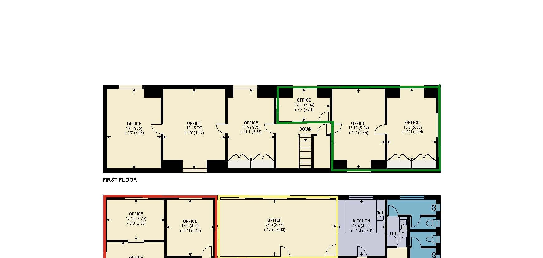Offices at Crest House, Middle Wallop to rent Floor Plan- Image 1 of 5