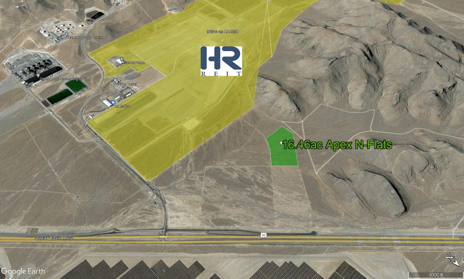 Apex N-Flats 16.46ac OWC Terms, Land/New Bldg, Las Vegas, NV for sale Building Photo- Image 1 of 1