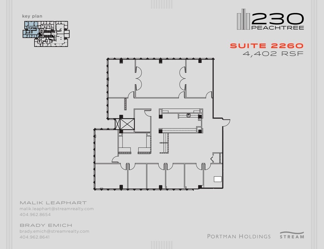 230 Peachtree St NW, Atlanta, GA to rent Floor Plan- Image 1 of 1