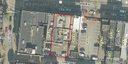 1710-1712 E Carson St, Pittsburgh, PA - aerial  map view