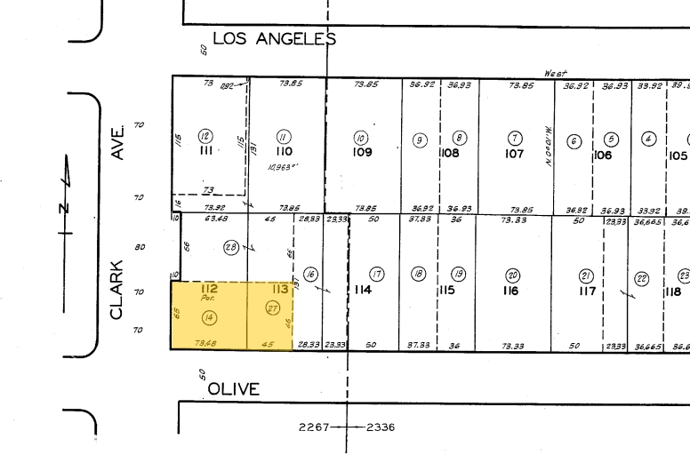 16220-16226 Clark Ave, Bellflower, CA for sale - Plat Map - Image 3 of 3