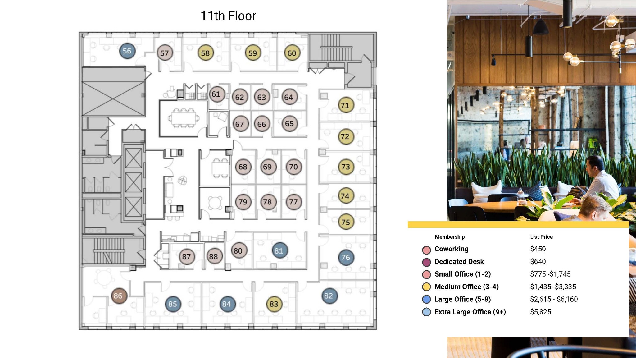 811 SW 6th Ave, Portland, OR for rent Floor Plan- Image 1 of 5