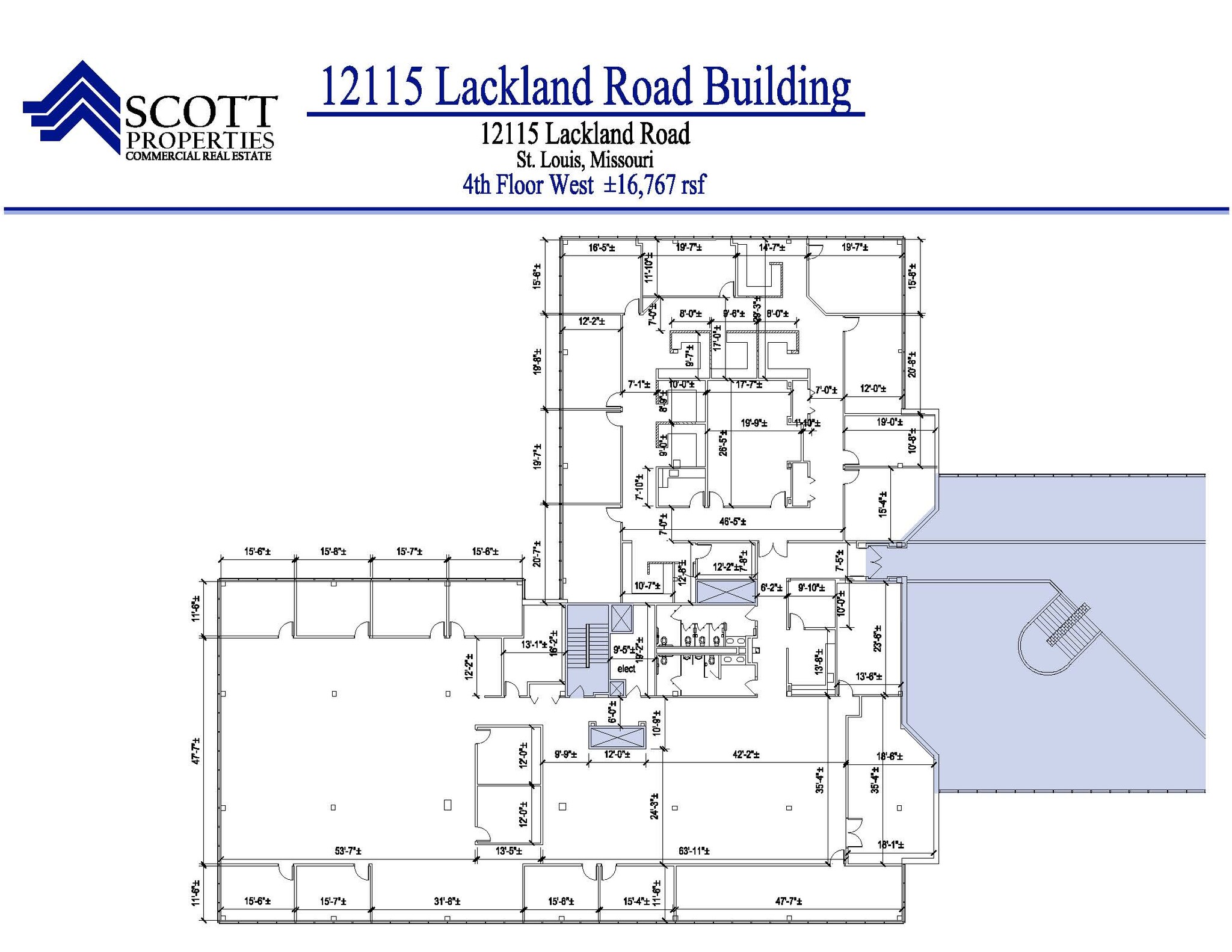 12115 Lackland Rd, Maryland Heights, MO for rent Floor Plan- Image 1 of 19