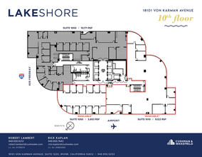 18101 Von Karman Ave, Irvine, CA for rent Floor Plan- Image 1 of 5