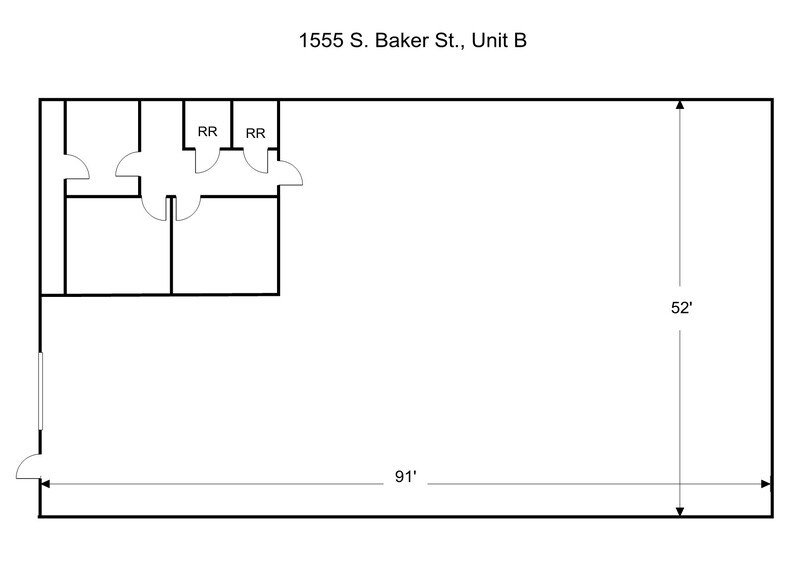 1555 S Baker Ave, Ontario, CA for rent - Floor Plan - Image 1 of 6