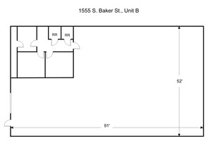 1555 S Baker Ave, Ontario, CA for rent Floor Plan- Image 1 of 7