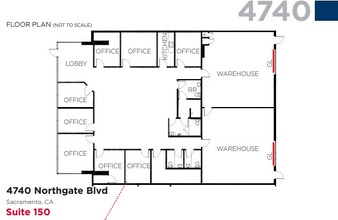 4700 Northgate Blvd, Sacramento, CA for rent Floor Plan- Image 1 of 1