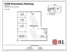 5707 Peachtree Pky, Peachtree Corners, GA to rent Floor Plan- Image 2 of 2