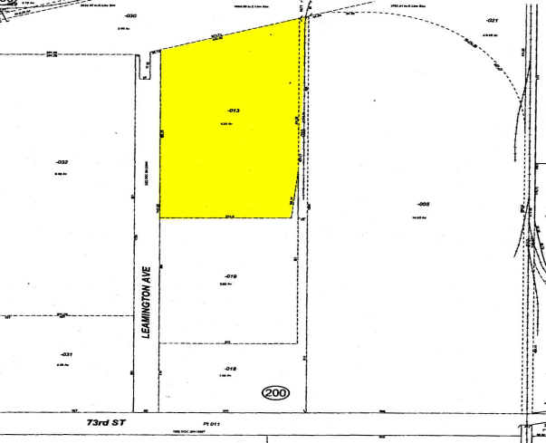 7201 S Leamington Ave, Bedford Park, IL for rent - Plat Map - Image 2 of 7