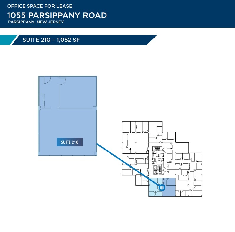 1055 Parsippany Blvd, Parsippany, NJ for rent Floor Plan- Image 1 of 1