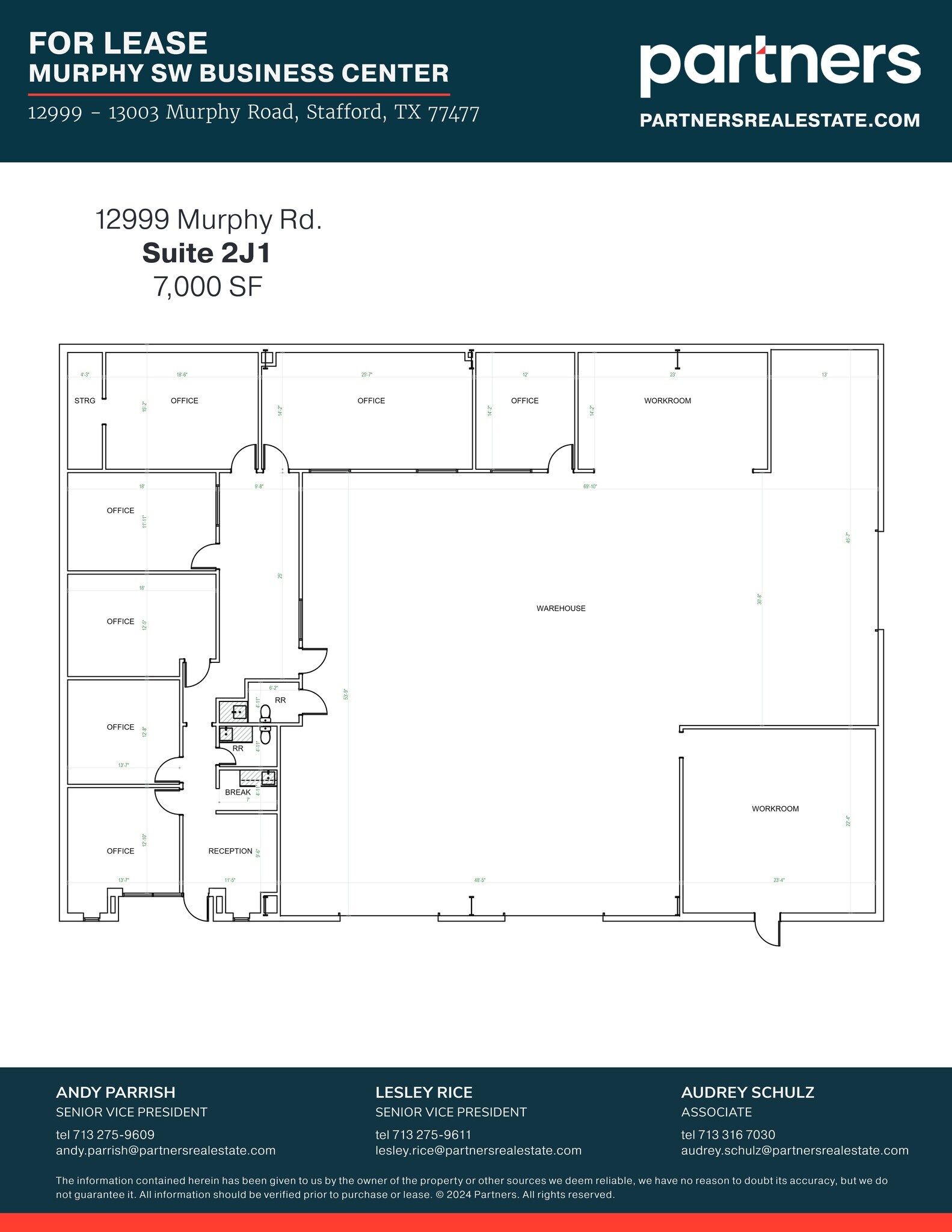 12999-13003 Murphy Rd, Stafford, TX to rent Site Plan- Image 1 of 1