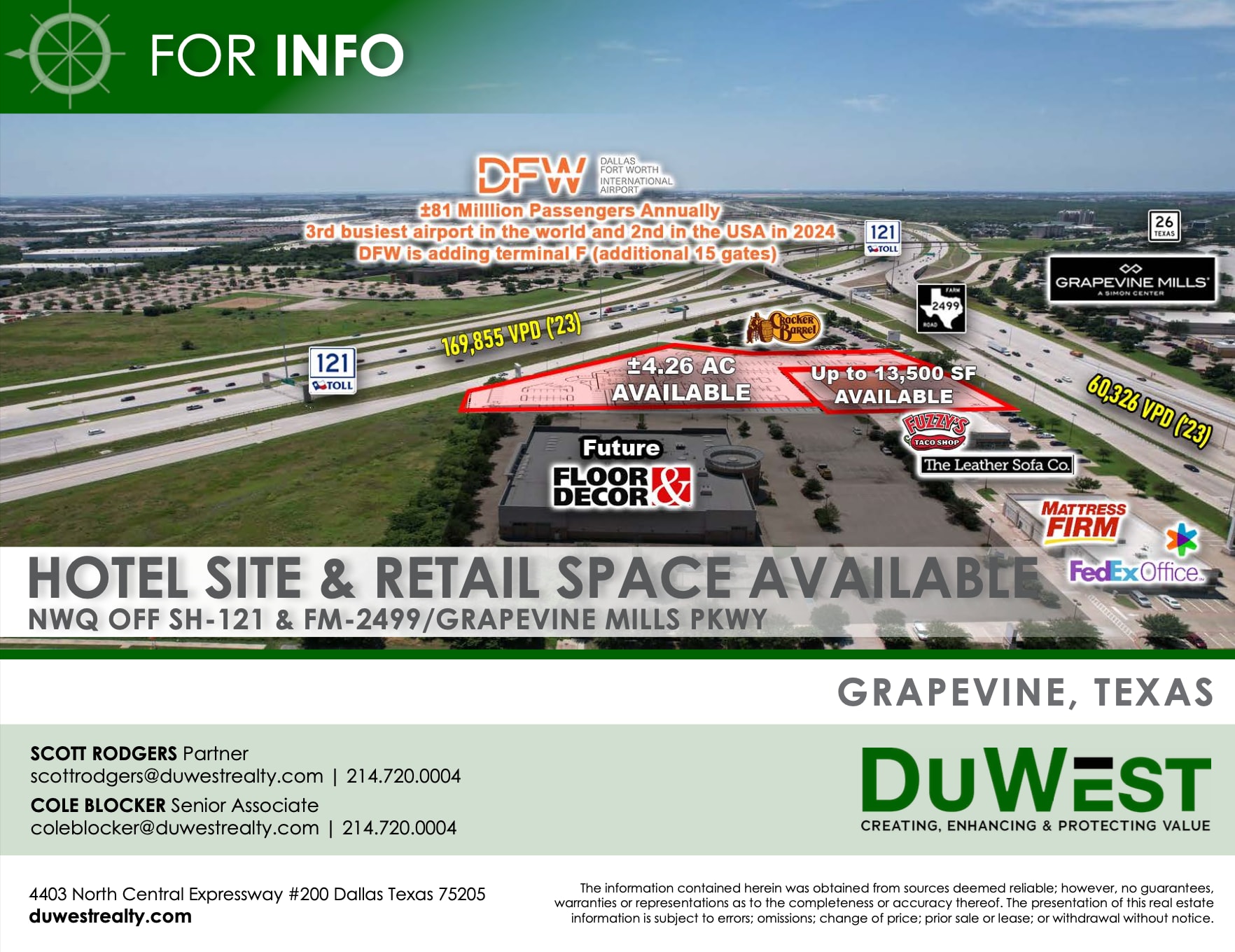 NWQ off SH-121 & FM-2499, Grapevine, TX for sale Building Photo- Image 1 of 4