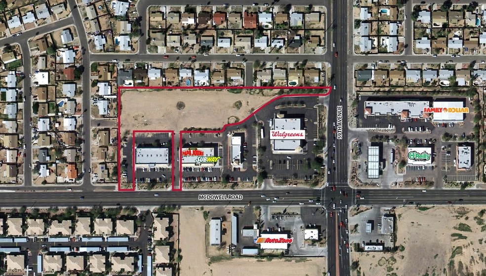 N 59th Avenue & McDowell Rd, Phoenix, AZ for sale - Aerial - Image 1 of 1